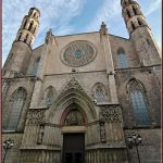 Fachada De La Catedral De Santa María Del Mar